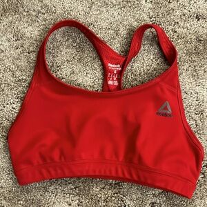 Cute Red Reebok Sports Bra